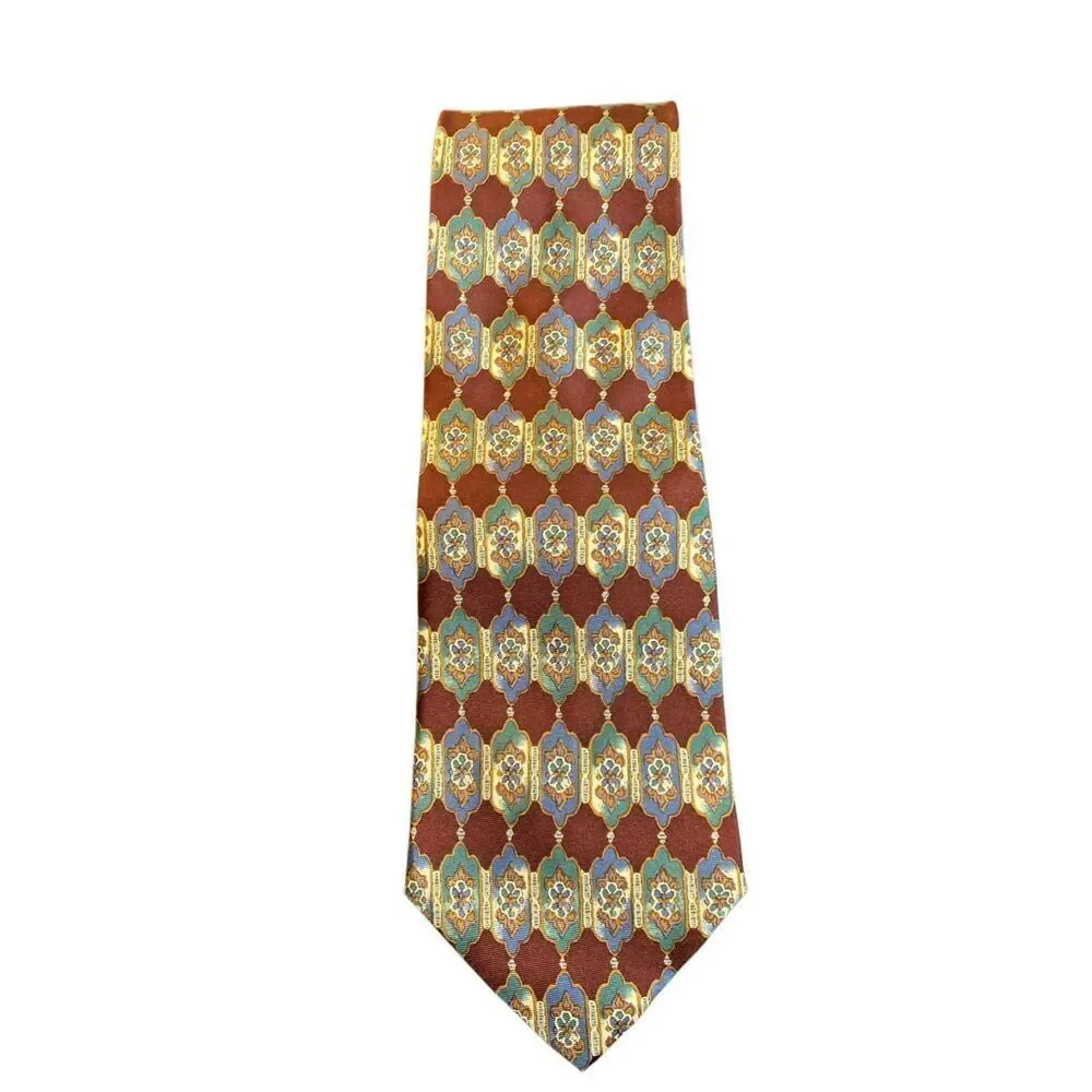 Amhurst and Brock vintage men’s 100% silk tie 57